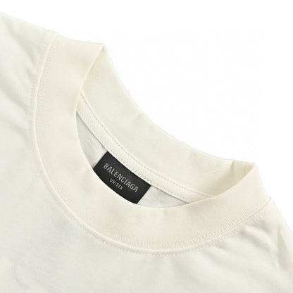 Balenciaga Plain White T-Shirt