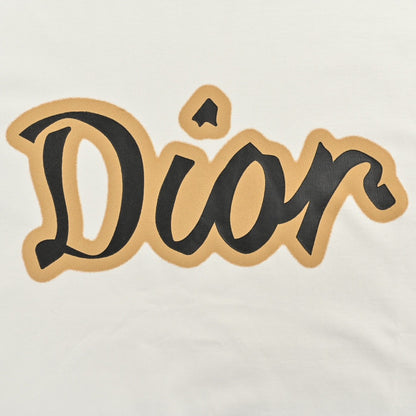 Dior White and Brown T-Shirt