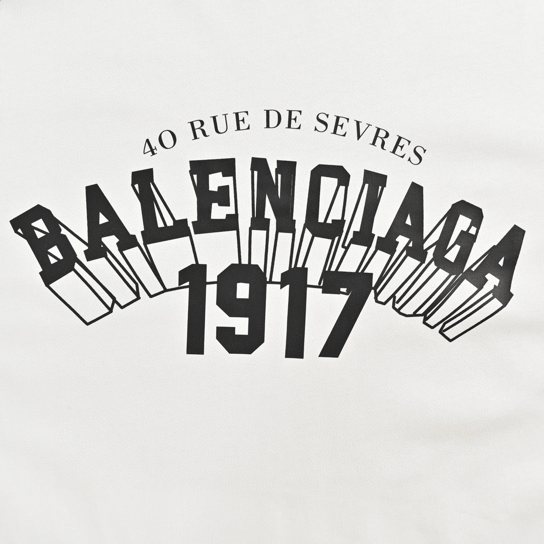 Ba*len*cia*ga 1917 white t-shirt