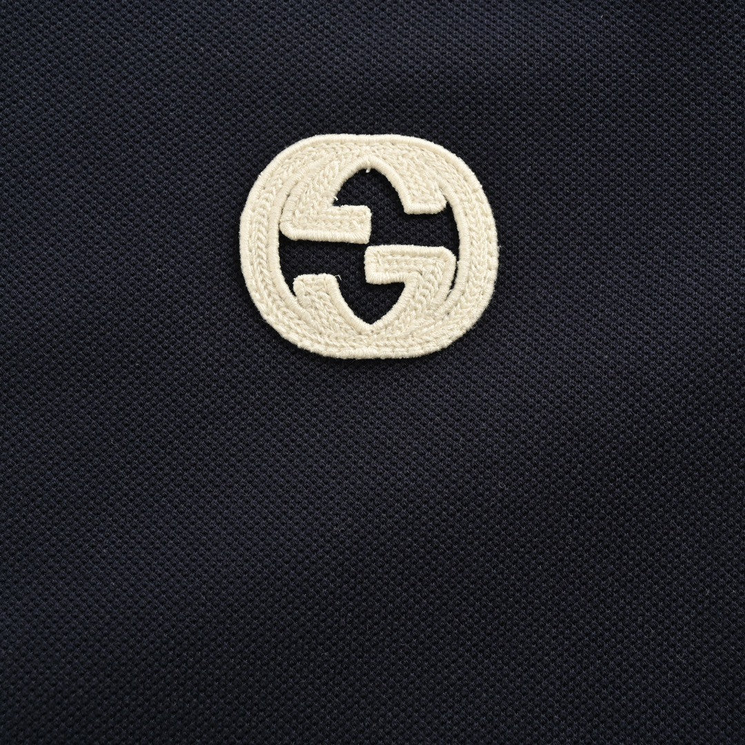 G*u*i navy polo shirt