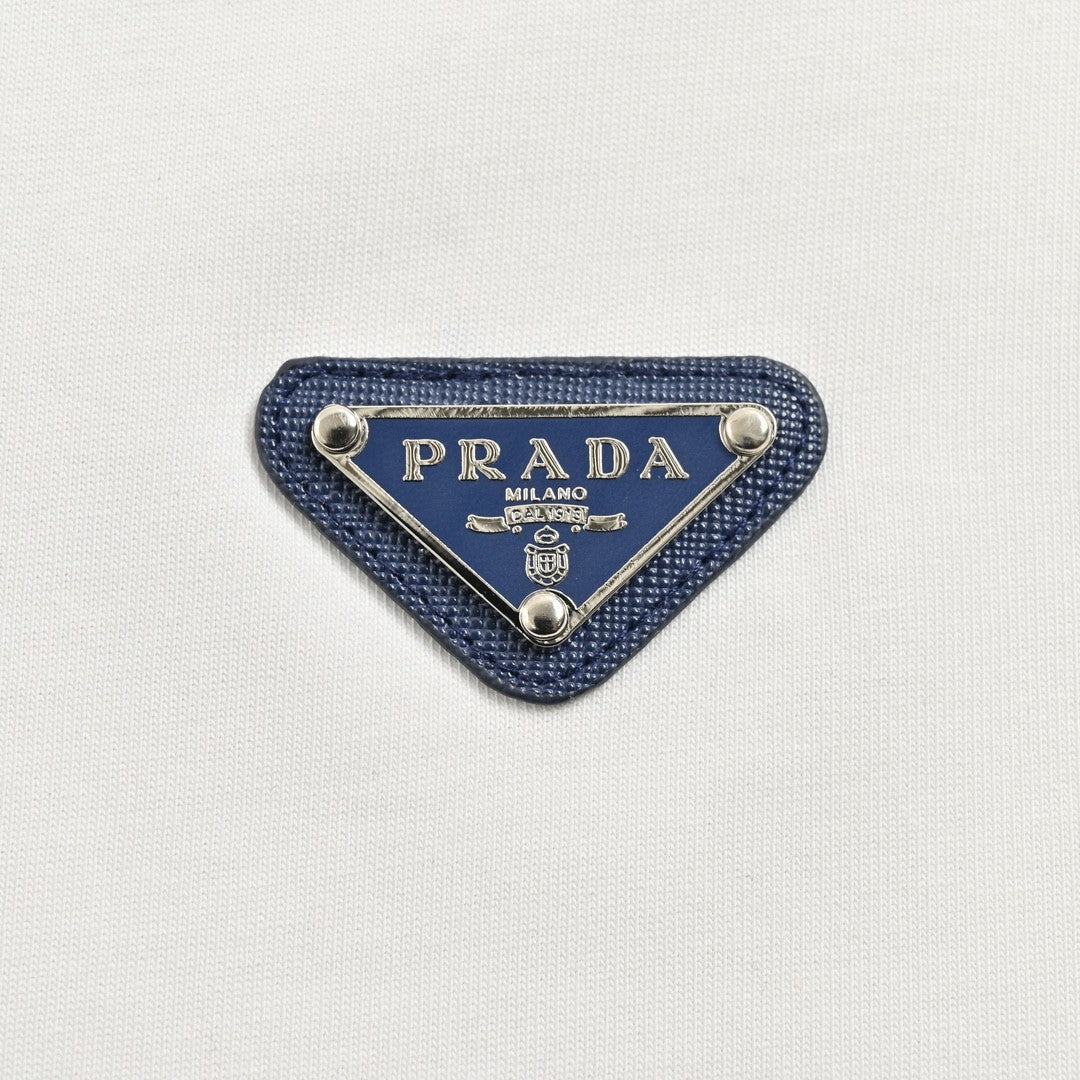 Prada Milano Logo T-Shirt (White)