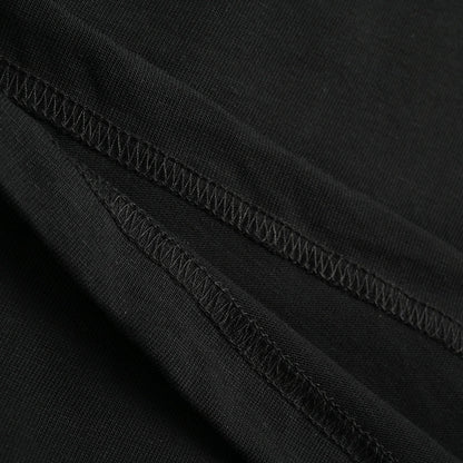 Burberry Logo Collar Detail Black T-Shirt Primereps