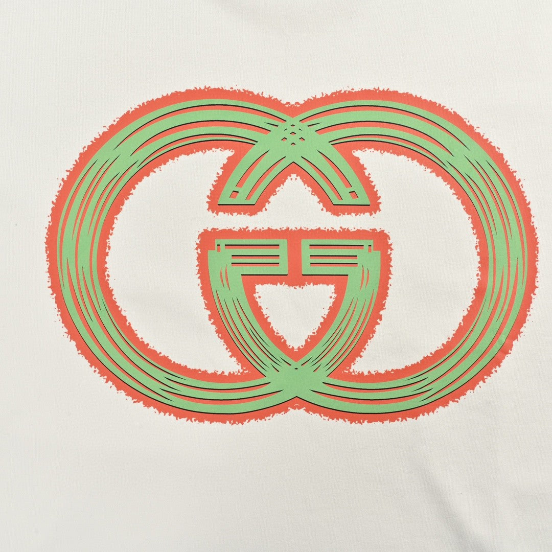 G*u*i multicolor interlocking g logo t-shirt