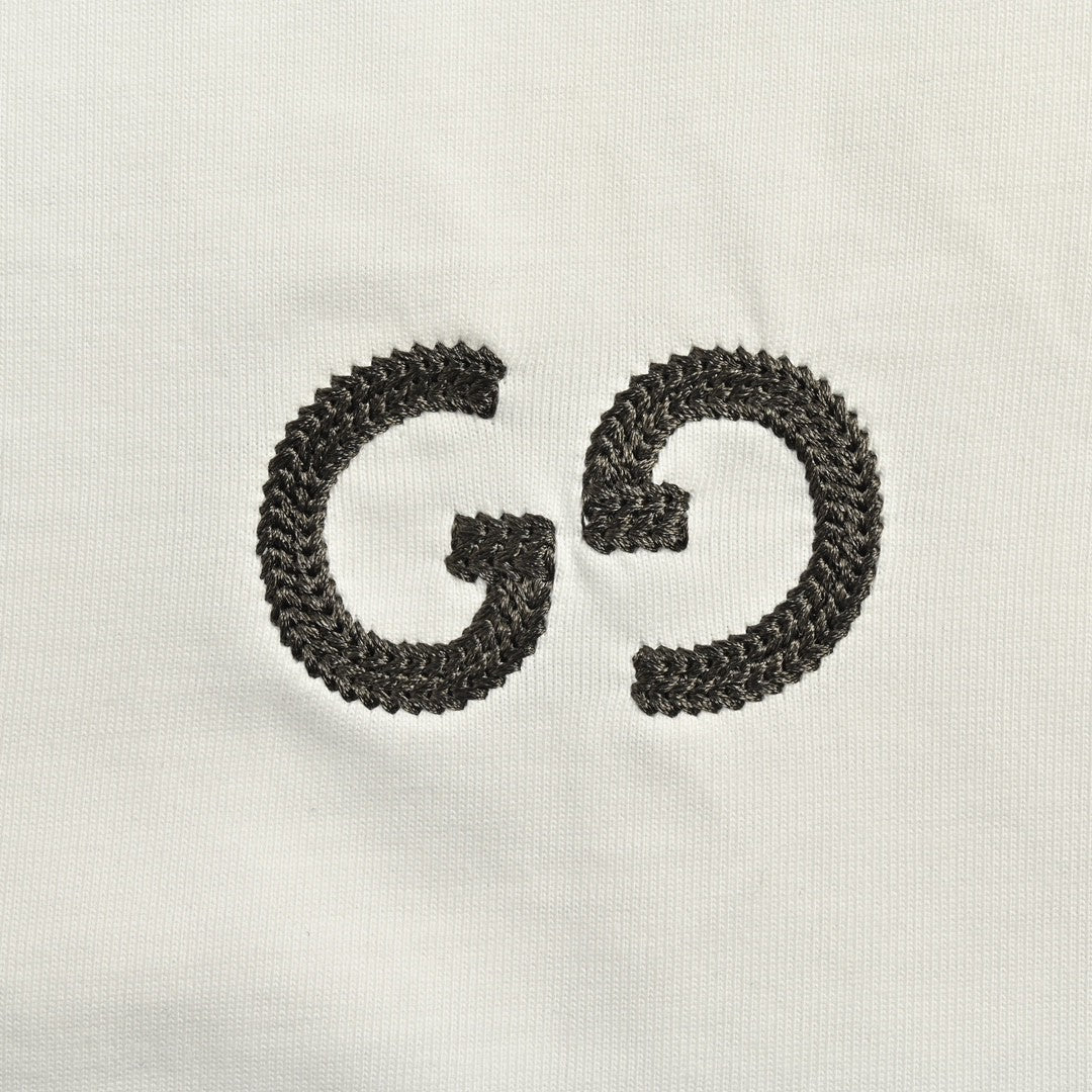 G*u*i two-tone t-shirt with gg logo