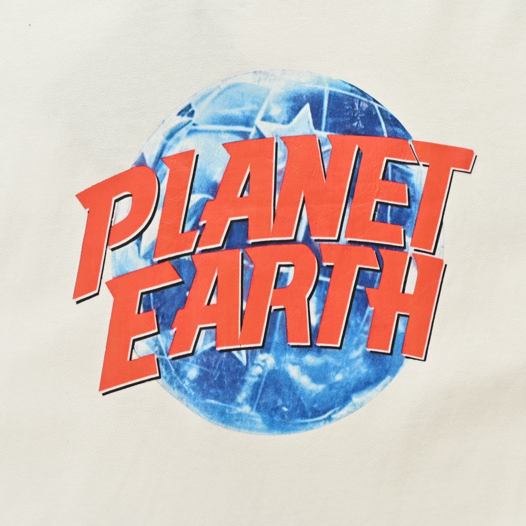 Ba*len*cia*ga planet earth t-shirt (white)