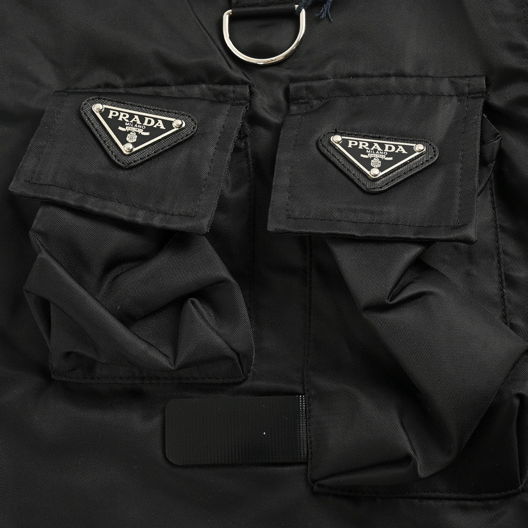 Pra*a military style jacket - black