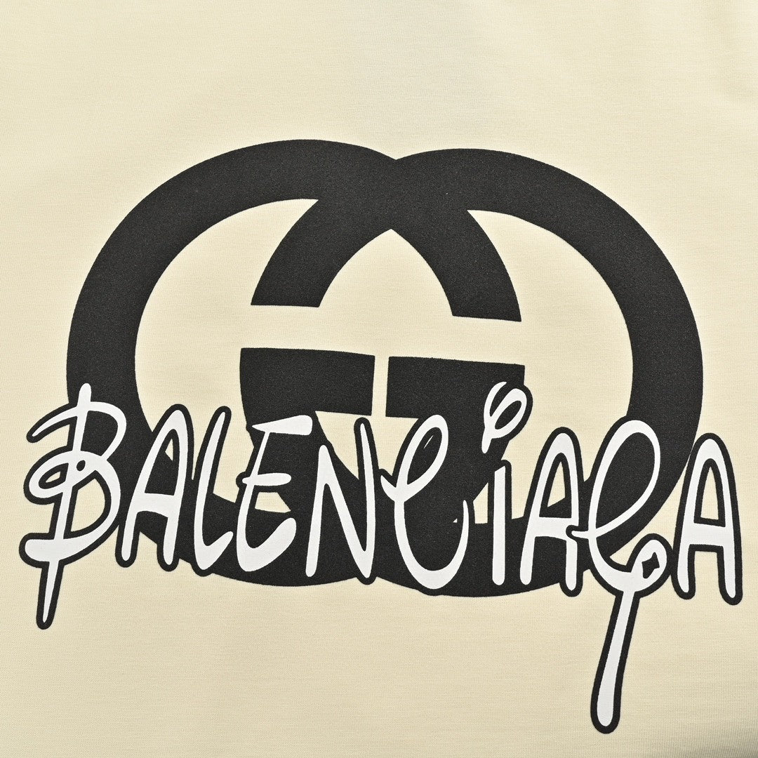 g*u*i x Ba*len*cia*ga hacker project t-shirt (cream)