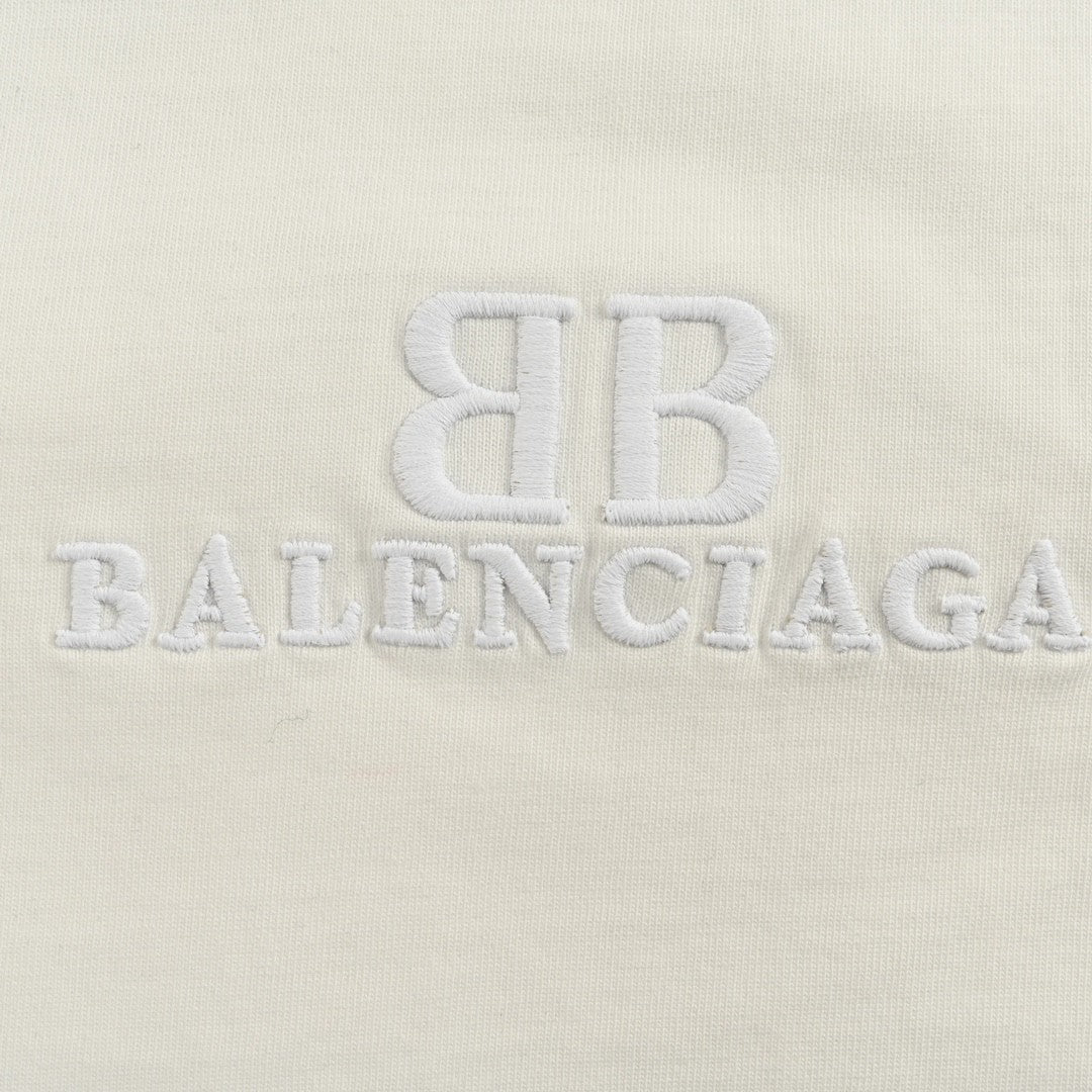 Ba*len*cia*ga fringe hem t-shirt