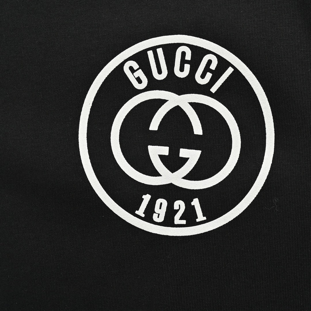 G*u*i 1921 logo graphic t-shirt (black)