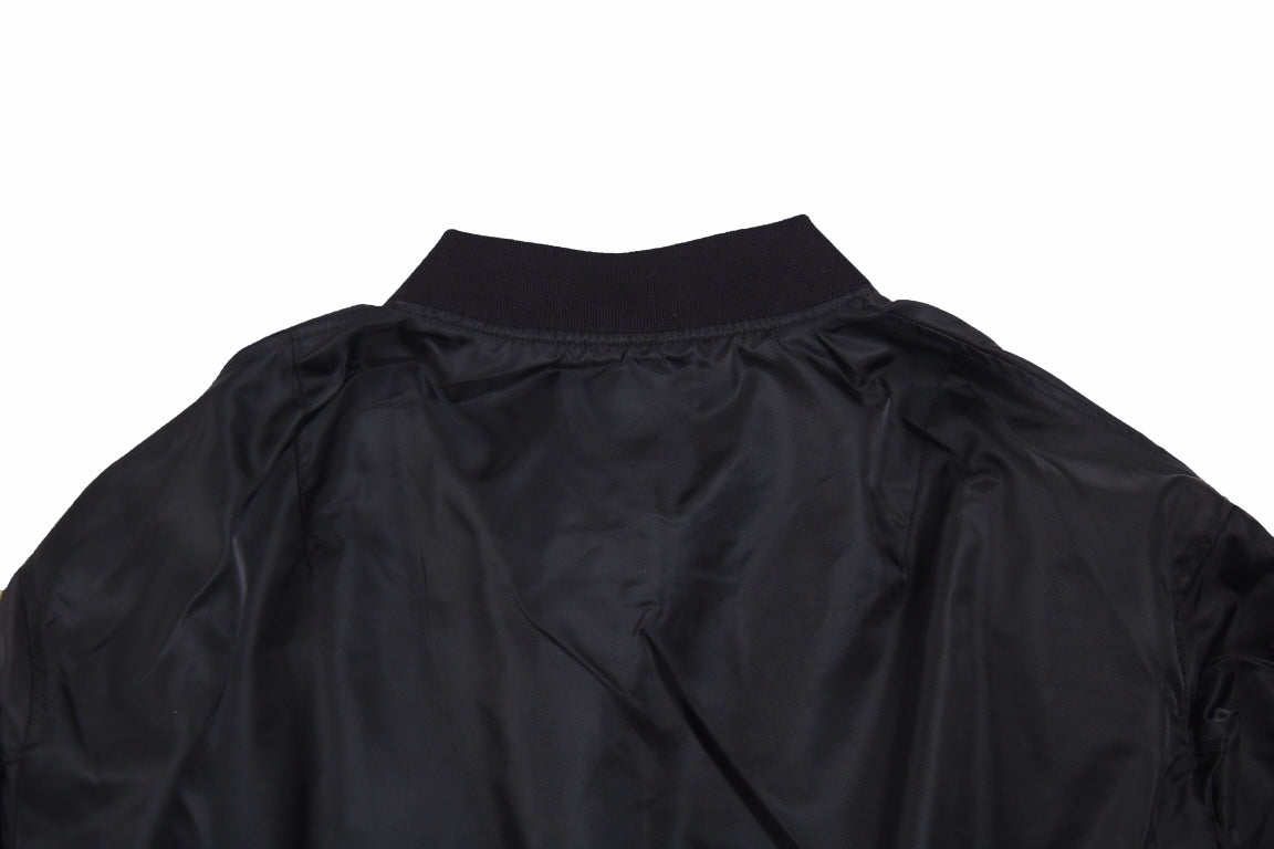 Pra*a black bomber jacket