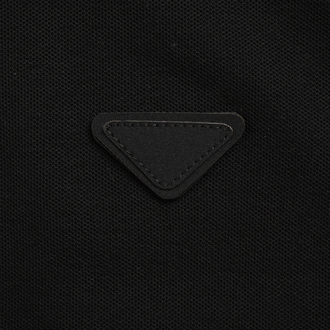 Pra*a classic black polo shirt