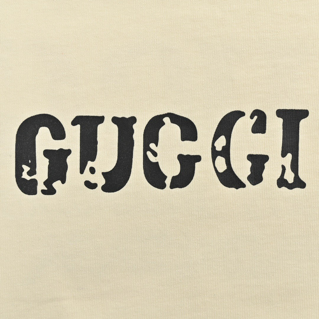 G*u*i vintage logo t-shirt (cream)