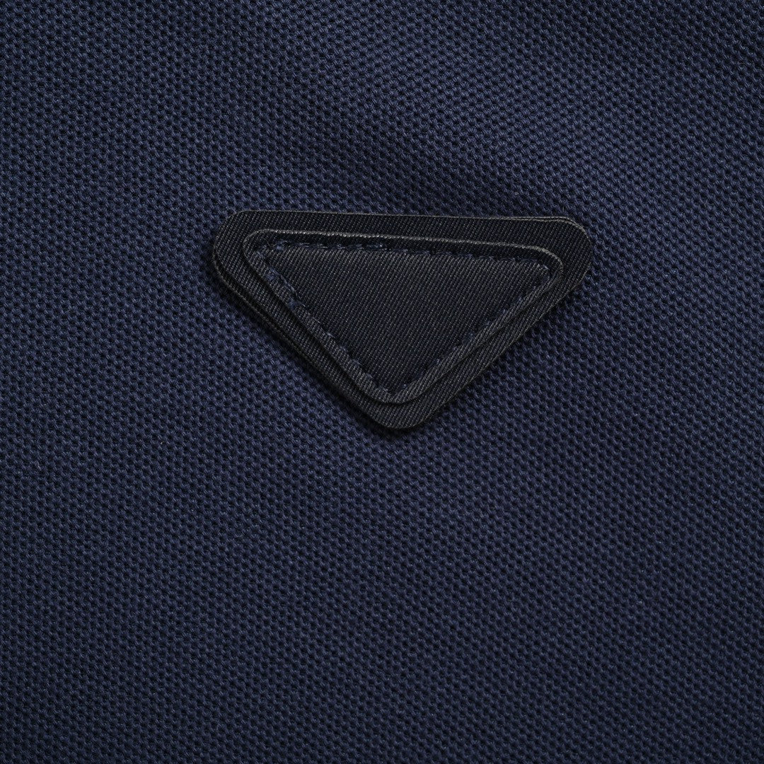 Pra*a classic navy polo shirt