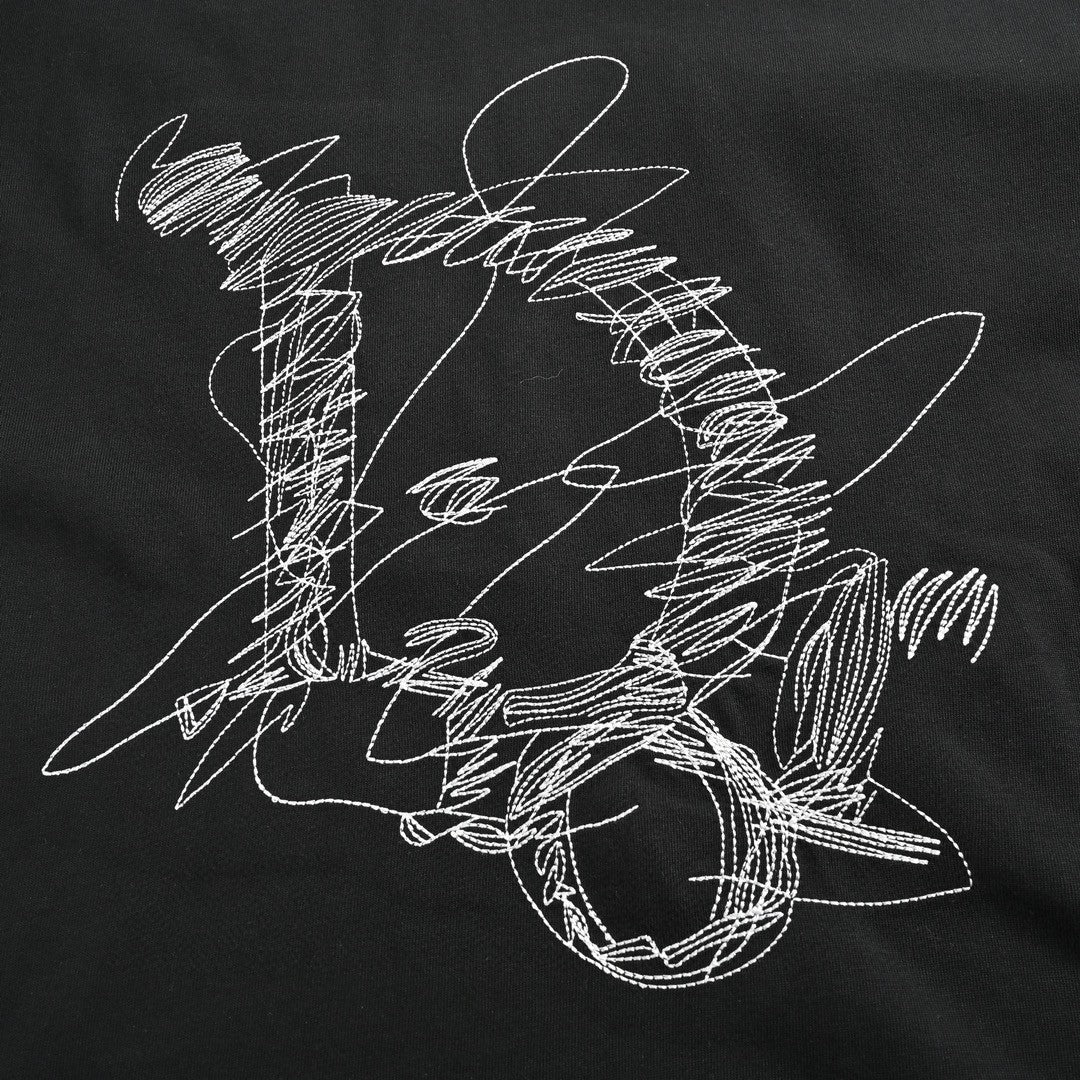 Dior Scribble Design T-Shirt (Black)