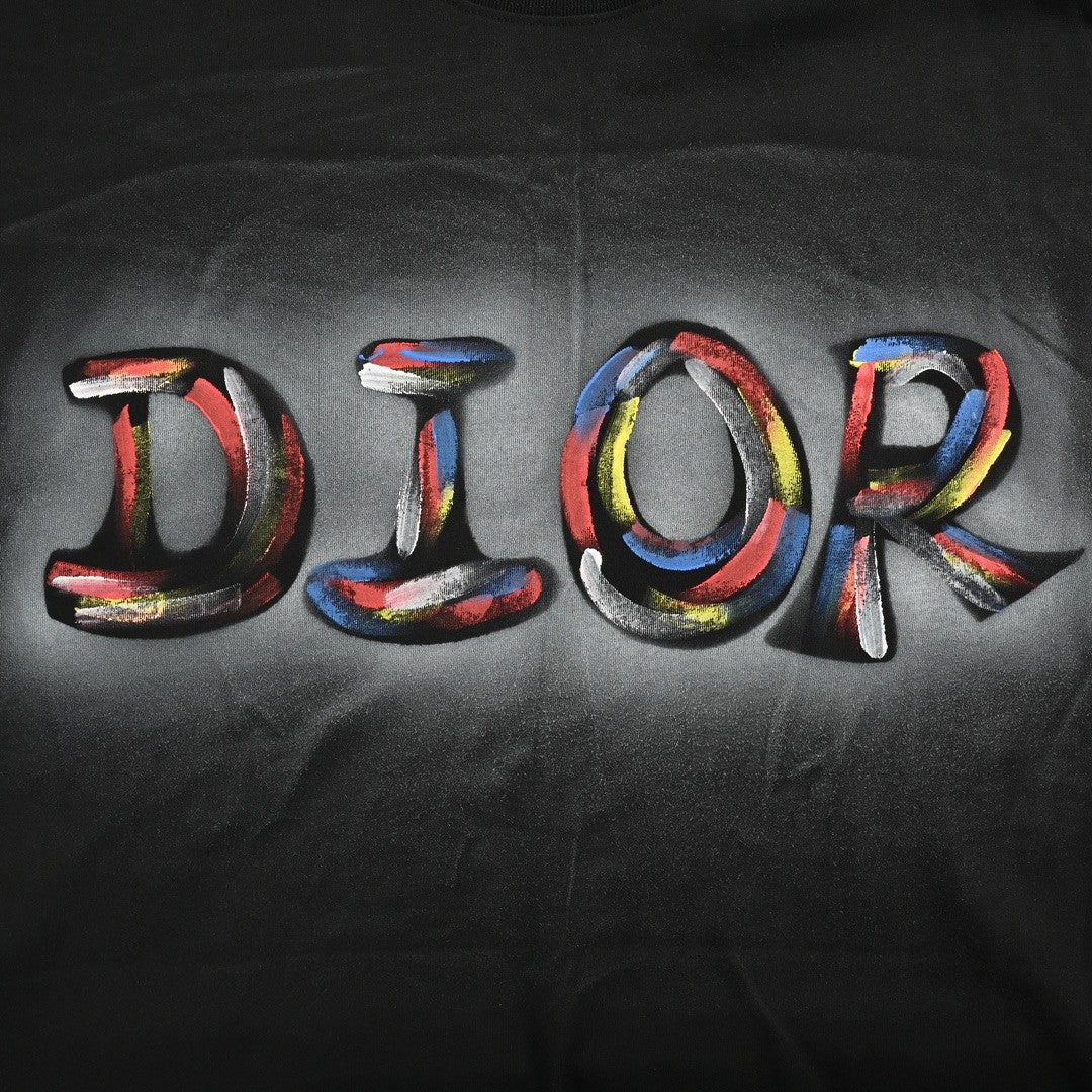 Dior Artistic Logo T-Shirt (Black)