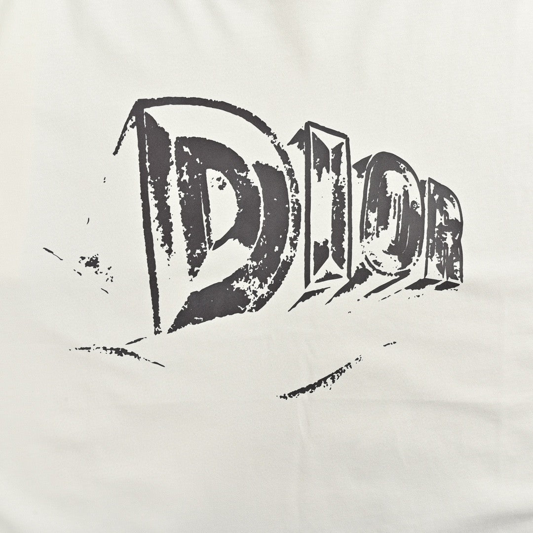 Dior White Graphic T-Shirt