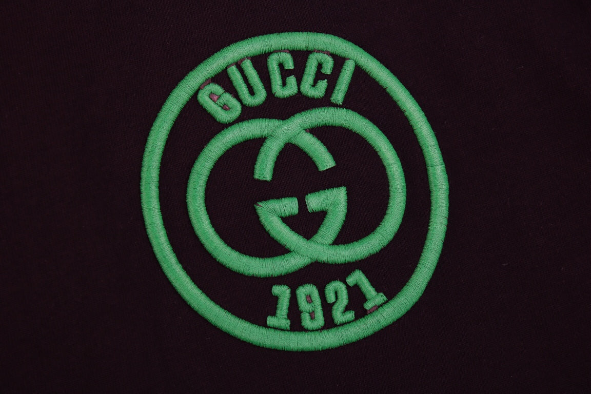 G*u*i polo shirt with embroidered logo