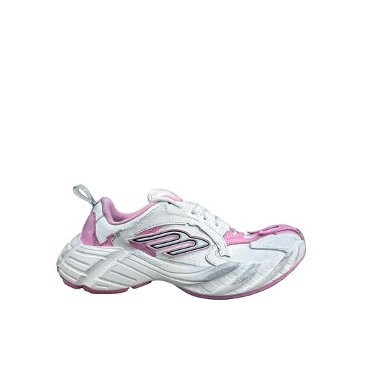 Balenciaga Hamp tons Sneaker in White/Pink: Subtle Disruption