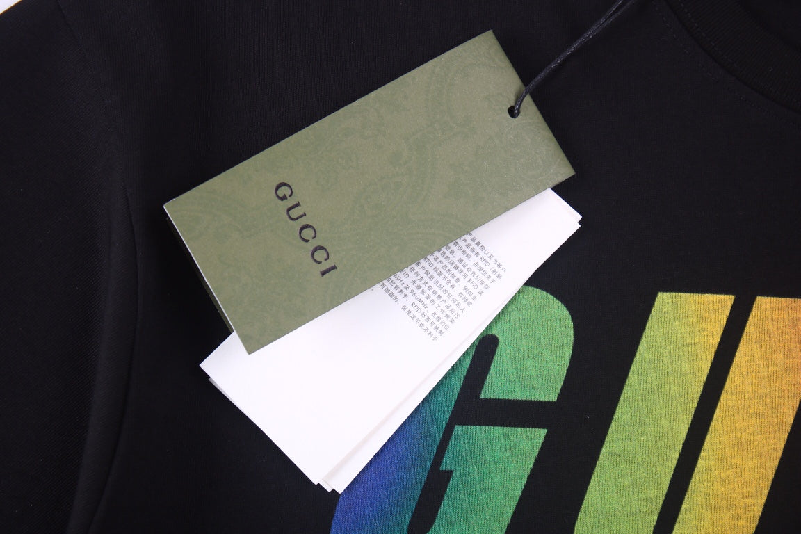 Gucci Rainbow Lightning T-Shirt (Black)