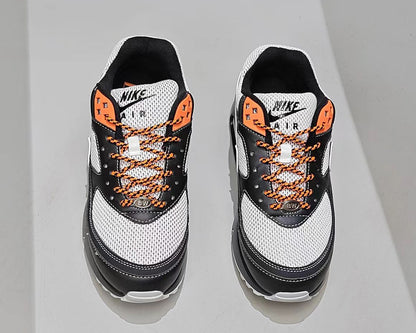 Nike Air Max 90 “Black/White/Safety Orange” – Iconic Contrast