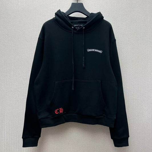 Chrome Hearts Classic Crewneck Sweatshirt in Black/White/Red