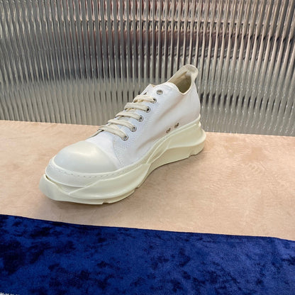 Rick Owens Low-Top Sneakers - All White