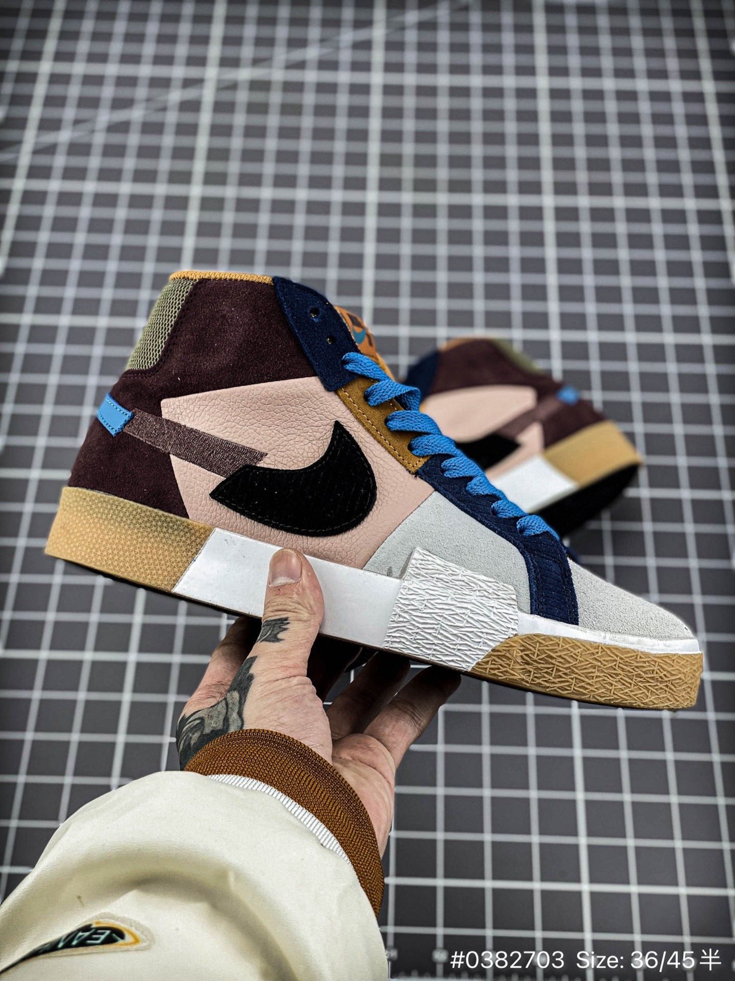 Nike Blazer high-top SB Zoom PRM"Cashmere Mosaic" 