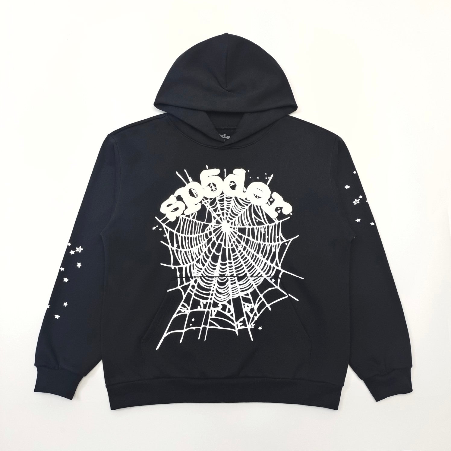 Sp5der OG Web Hoodie Black