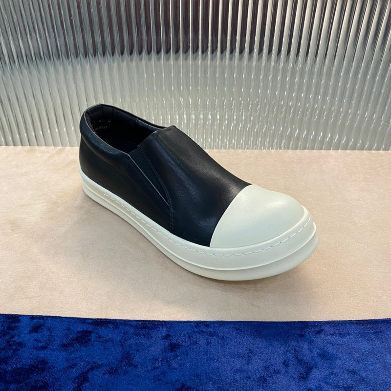 Slip-On Leather Sneakers