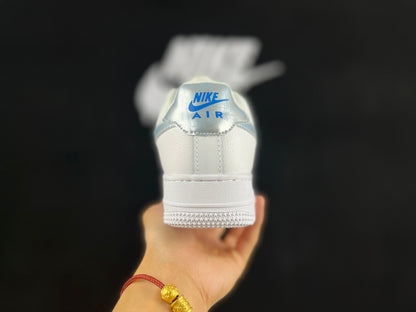 NIKE AIR FORCE 1 Low "White/Blue Iridescent Mist"