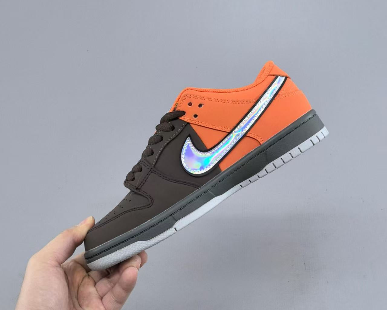 Nike SB Dunk Low “Muni Fast Pass” – Safety Orange/Baroque Brown