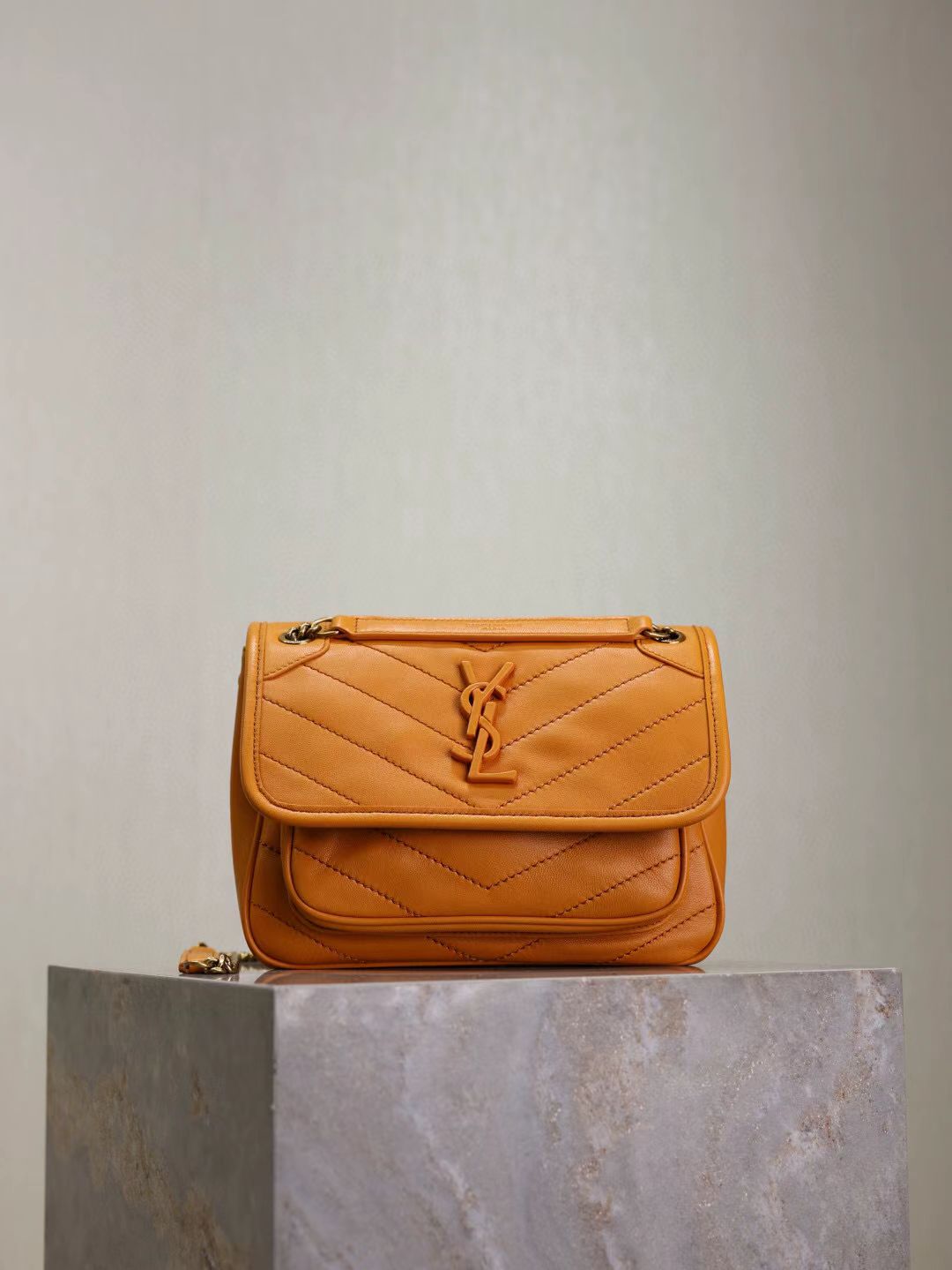 Saint Laurent Sunflower Yellow Lambskin Bag