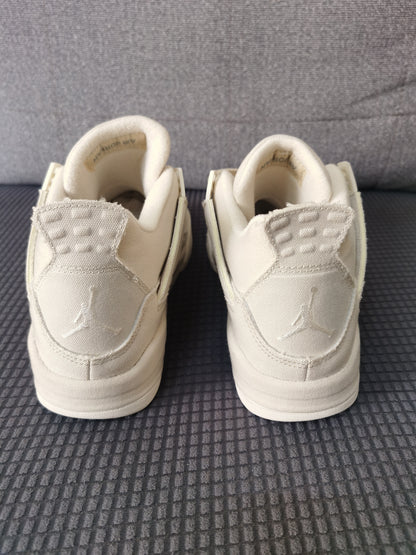 Air Jordan 4 Retro "Sail Canvas"