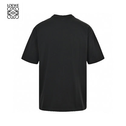 Loewe T-Shirt - Black with White Pocket