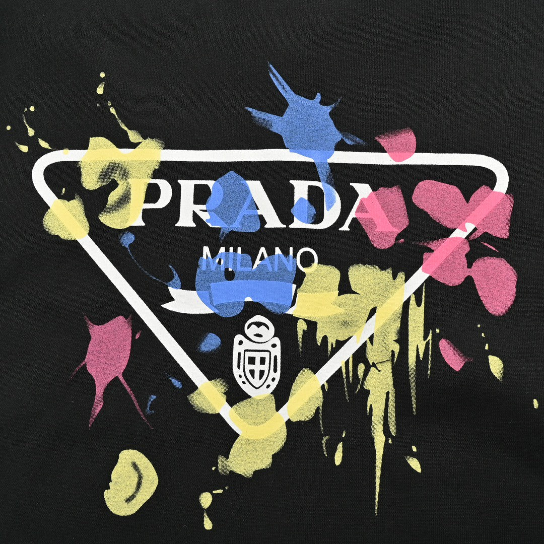 Pra*a t-shirt - paint splatter logo