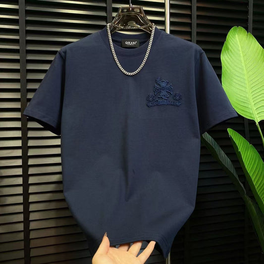 Chrome Hearts Classic Crewneck T-Shirt in Navy