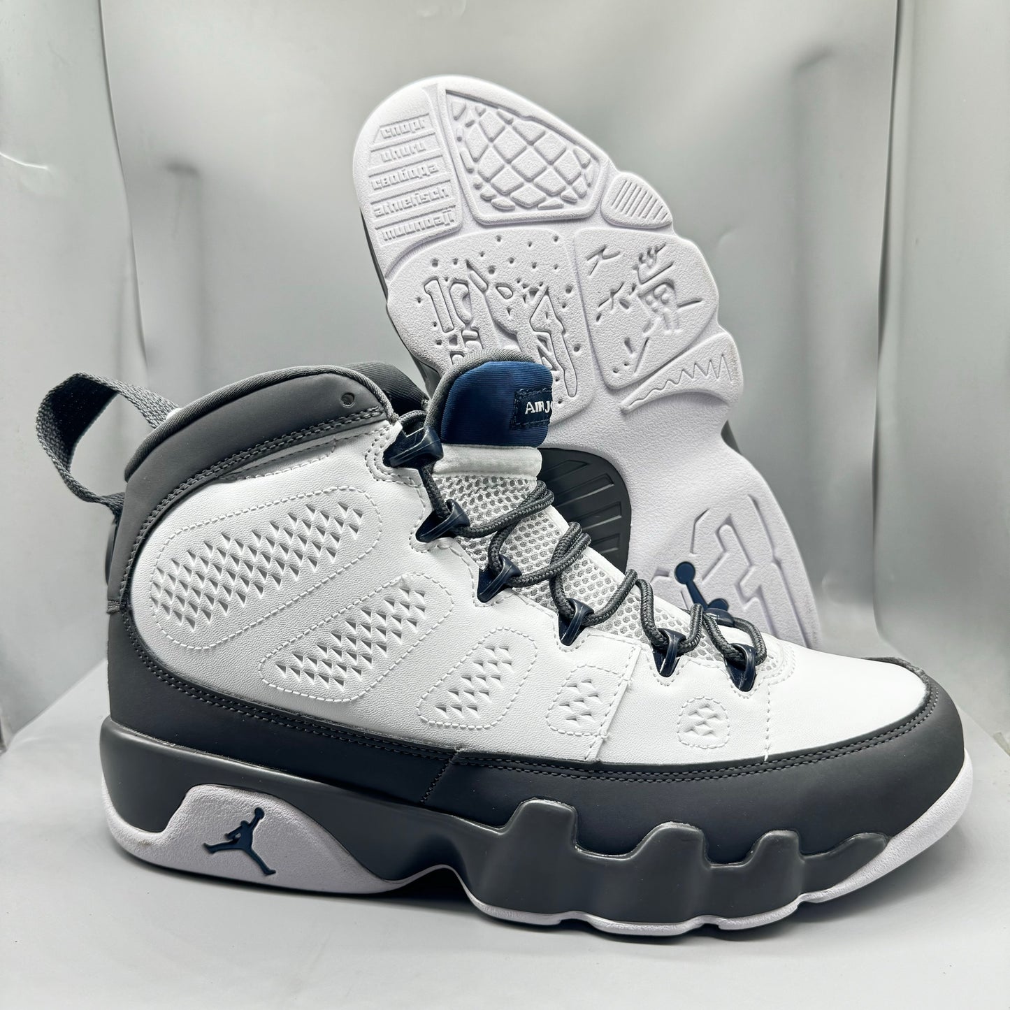 Air Jordan IX Retro "White / Dark Charcoal"