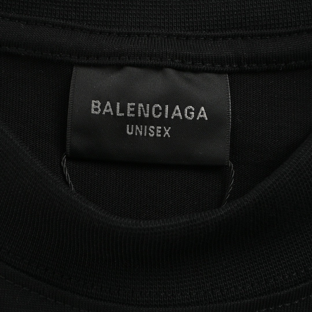 Balenciaga Beige T-Shirt with EREWHON Graphic