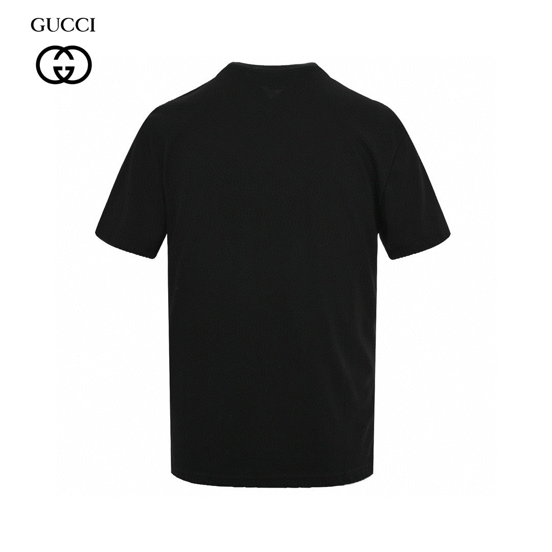 G*u*i black t-shirt with bear graphic