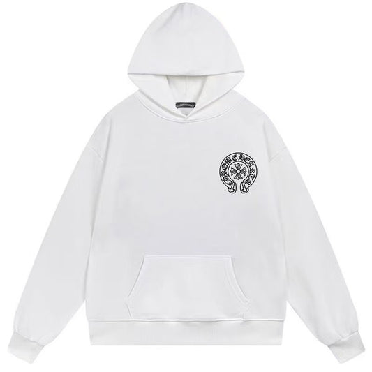 Chrome Hearts Classic Crewneck Sweatshirt in White/Black
