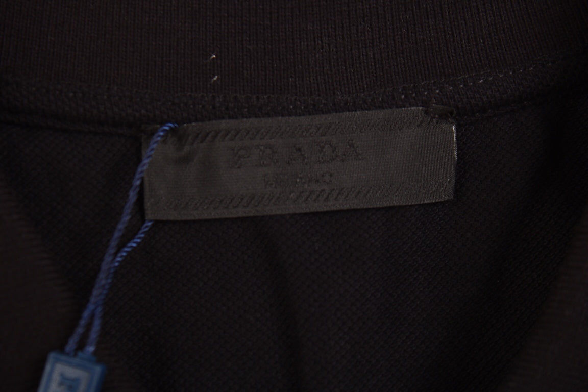 Pra*a "pocket detail" polo shirt