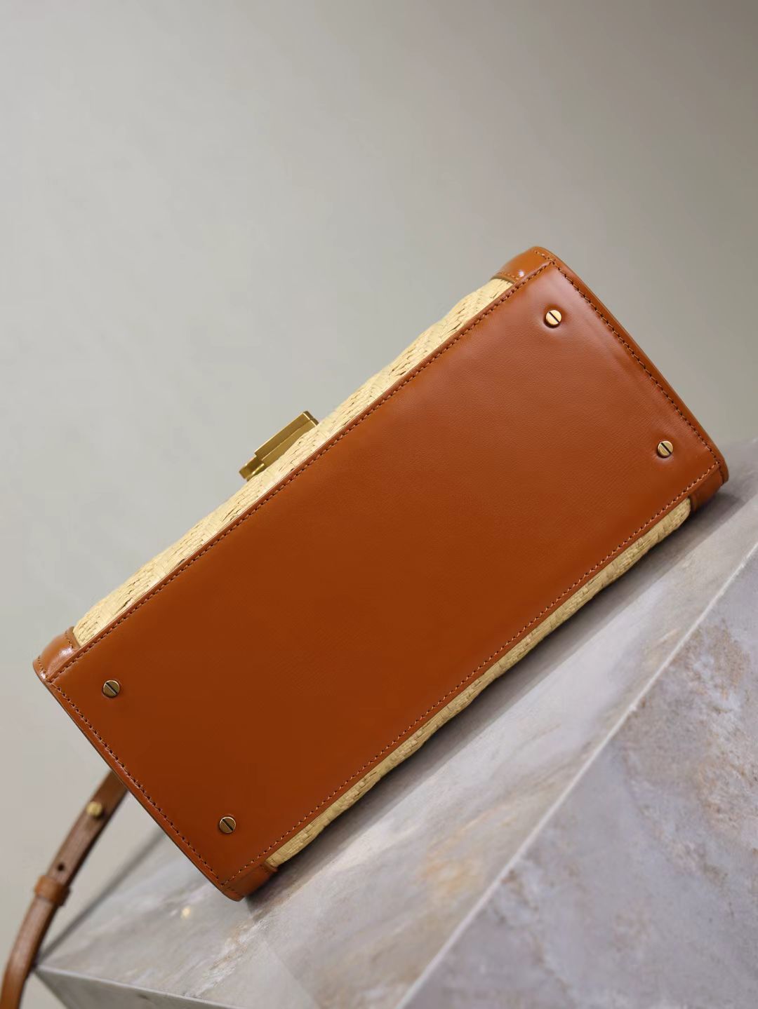 Saint Laurent Calfskin Briefcase