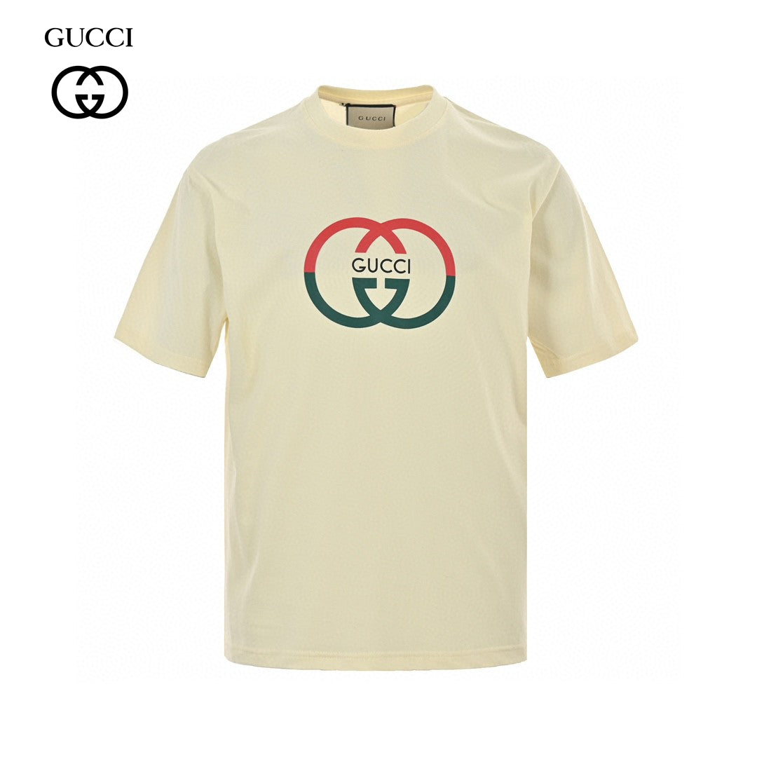 G*u*i interlocking gg cream t-shirt