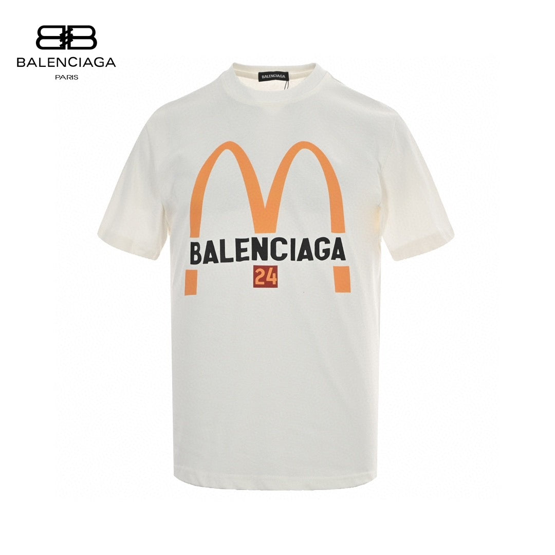 Ba*len*cia*ga mcdonald's-inspired t-shirt