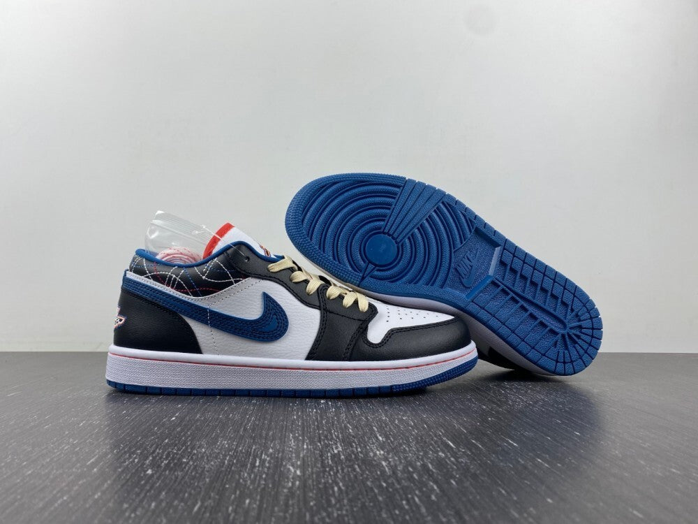 Air Jordan 1 Low "White/Black/Midnight Navy"