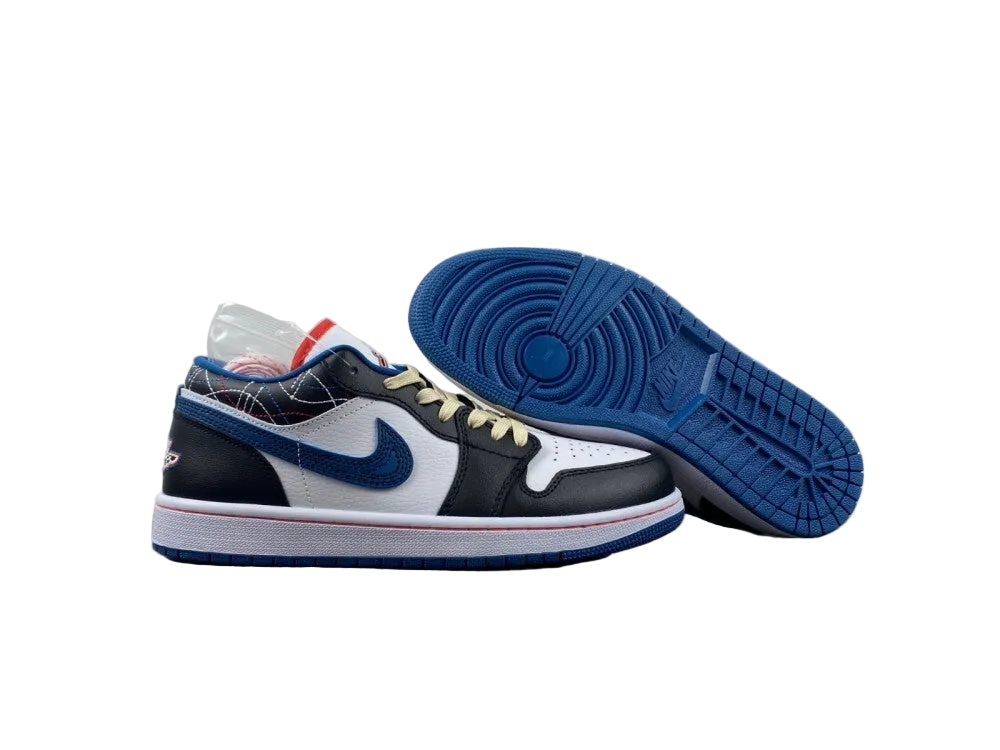 Air Jordan 1 Low "White/Black/Midnight Navy"