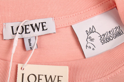 Loewe T-Shirt with Logo and Graphic Design