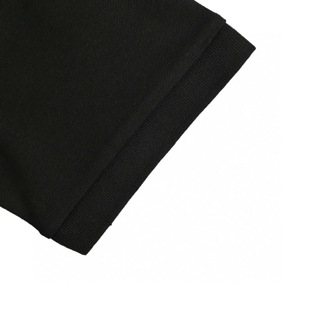 Pra*a classic black polo shirt