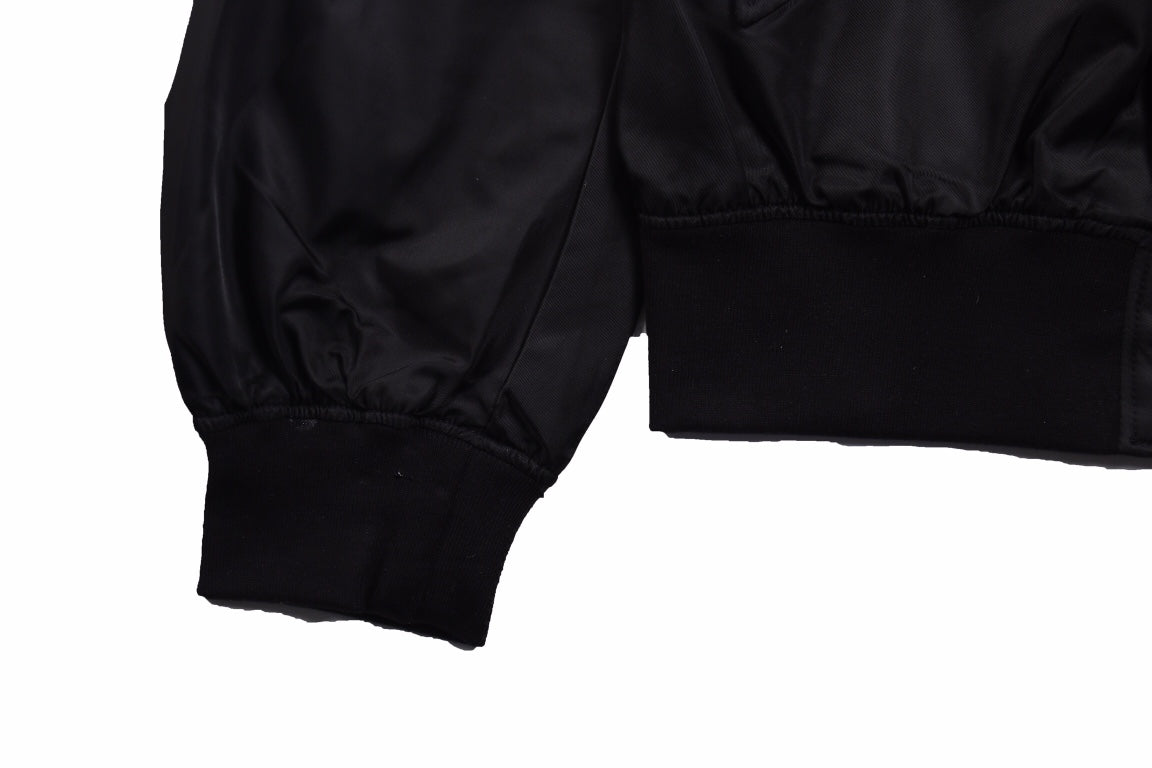 Pra*a black bomber jacket