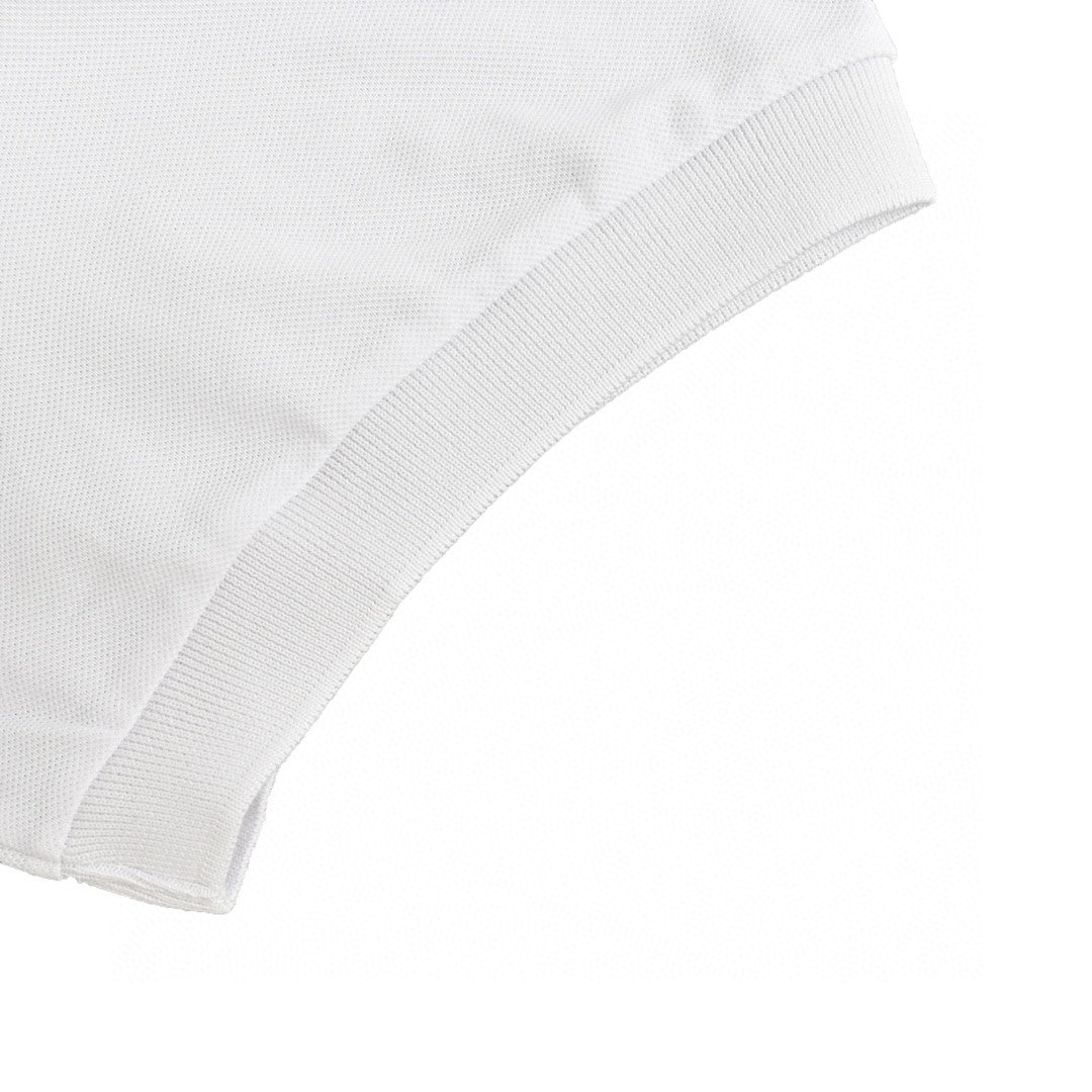 Balenciaga BB Logo White Polo Shirt